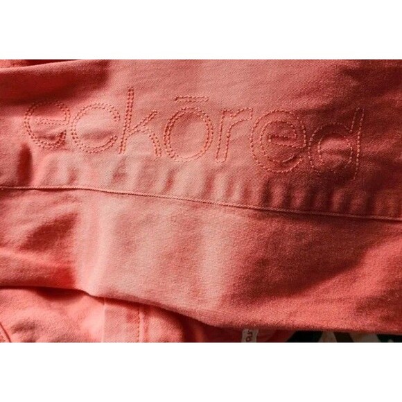 Y2K Ecko Red Cropped Pink Jacket Women’s Medium – Logo Patch Streetwear 2000s - Picture 8 of 8